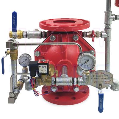 China SV-1 Deluge Valve 12 Bar Diaphragm Type Vertical Installation Electric Start Use For Fire Fighting System DN80~DN200 for sale