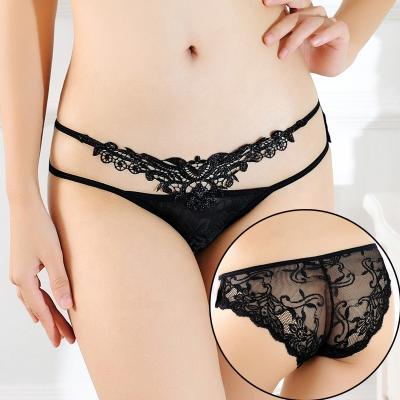 China High Quality Women's Micro Antibacterial Transparent Women's Thong Hot Panties for sale