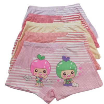 China New Safety Ice Silk Panties Design Girls Knickers Girls Panties Promotional Underwear for sale