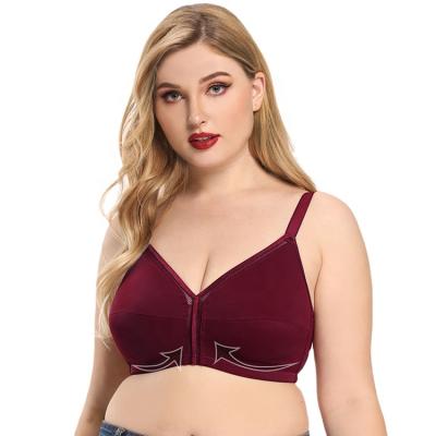 China Wholesale-Breathable Thin Section Yarn Classic Export Free Size Women Smooth Surface Lift Large Cup Size Thin Bra for sale