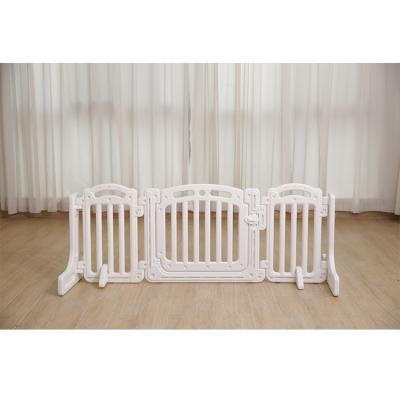 China Playard Modern Plastic Foldable Portable Indoor Children Fence Kids Baby Playpens Children Keep Fence for sale