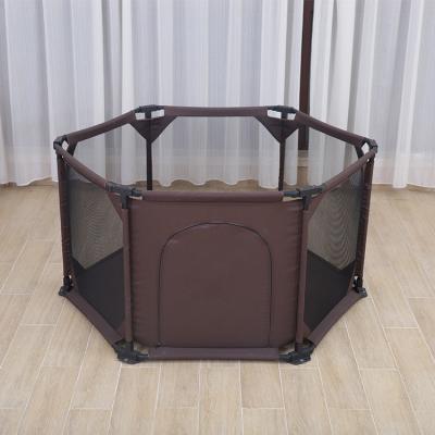 China Six Sides Modern Indoor Outdoor Portable Baby Playpen Baby Product Hexagon Cloth Baby Play Yard Playpen Baby Playpen for sale