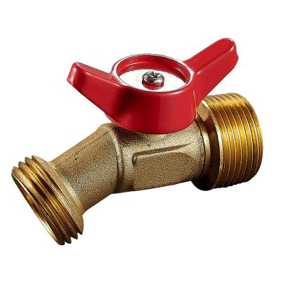 China Toilet Home Kitchen / Plumbing Pipe Brass Medium Bib Male Thread Low Lead Free Water Pressure Valve Valve for sale