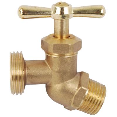 China Home Wholesale Brass Material External Drain Valves Garden Water Pipe Thread Toilet Kitchen Drain Valves/Piping Factory for sale