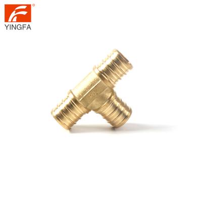 China Easy to install and handle with no glue required Equal Tee 62011-12 Pex Pipe Pipe Tee Fitting for sale