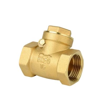 China 2020 General Sale Hot Spring Vertical Check Valve Brass Water Pump Valve for sale