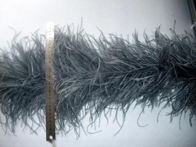 China Ostrich Feather And Maraoub Party Feather Scarf 2 Yards Length for sale