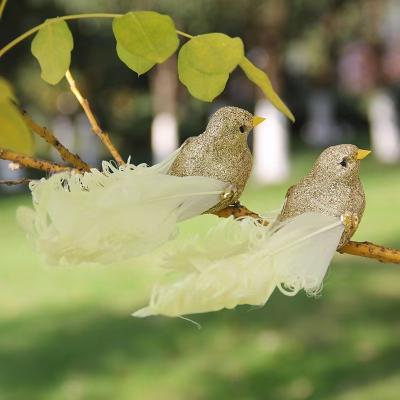 中国 クリスマス・フェスティバル パーティの飾り 羽鳥 10*10cm サイズ 迅速な配送 販売のため