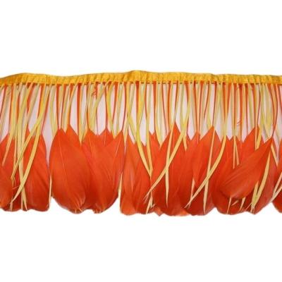 China Huisfeest Decoratie Gans en Biot Veer Fringe Trim met Draad Accessoire Te koop