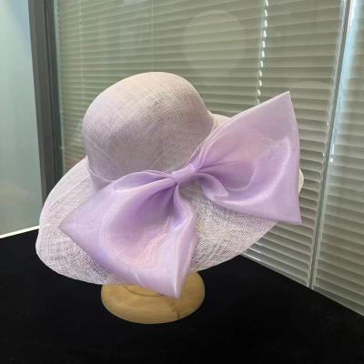 China Tea Party Decoration Millinery Supplies Sinamay Hat Fascinator for sale