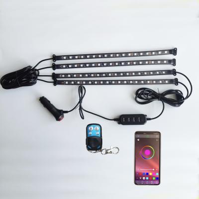 China Automobile Lamp Factory Direct Sale DJ Music Atmosphere Lamp With Remote Control For Automobile for sale