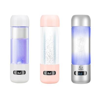 China Fashionable Alkaline Hydrogen Ionizer Hotel Water Cup Electrolysis Rich Water Bottle for sale