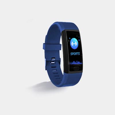 China Wholesale 5Tm Touch Screen Waterproof 1.14 Inch Stylish Fitness Watch Smart Wristband With Step Calories Sleep Tracker Blue for sale