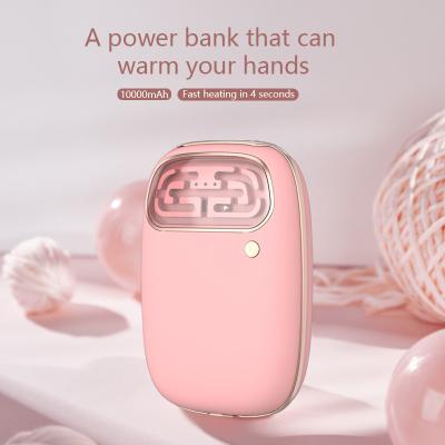 China Easy Carry New Design USB Rechargeable Hand Warmer Power Charging Electric Portable Heater for sale