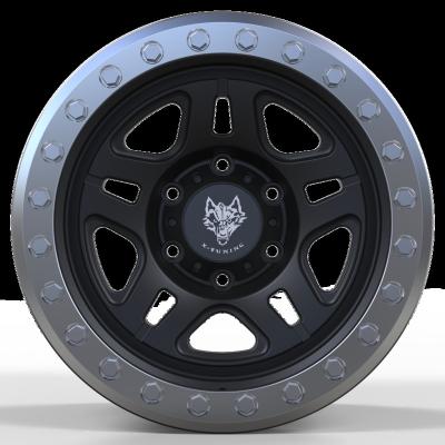 China Beadlock RueiZu Xtuning XT103 Offroad Wheel Load 1200 KGHardcore Offroad Rim With Beadlock Forged Wheel for sale