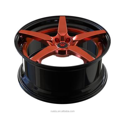 China Drive Wheel Accessories Car R303 Quality Auto Model Passenger Car Wheels 20 Inch Rims 5X100 Forged Dual Wheels for sale