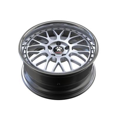 China Good Quality 6061 Rueizu Aluminum 18 Inch 2 Piece Alloy Forged Car Rim 2Pcs Aftermarket for sale