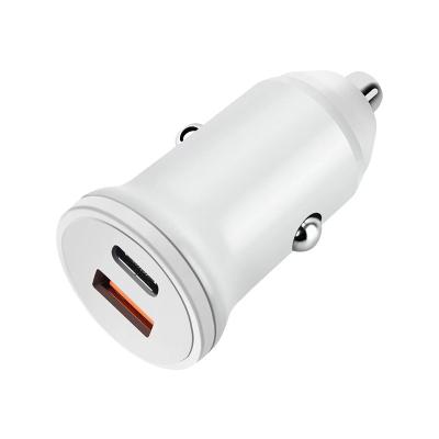 China PD Type C Adapter For iPhone 12 Mini 11 24W Fast Charging USB C PD Car Charger For Samsung Huawei Type C Car Charger for sale