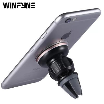 China New 360 Degree Magnet Strong Magnetic Mobile Car Holder Magnetic Car Holder For Outlet Phone Holder Air Vent for sale