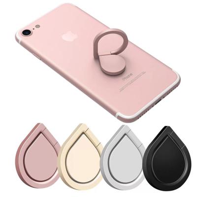 China PORTABLE Water Drop Shape 360 ​​Rotation Cell Phone Holder Ring For Iphone Ring Holder for sale