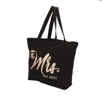 China New Fashion Design Good Quality OEM Natural Cotton Factory Hot Sale New Fashion Design Canvas Tote Women Handled Heavy Duty Bag for sale