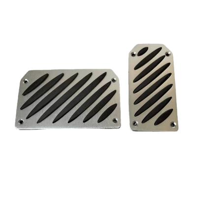 China YK-HR036  Universal Vehicle No Drill Anti-Slip Car Brake And Padel Aluminum Alloy Car Brake Pedal Cover Supplier for sale