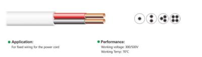 China Double cores PVC Insulated Cable CCC 2271EC10 (BVV) for sale