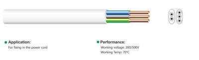 China PVC Insulated Non-Flexible Flat Cable CCC 2271EC4 ( BVVB ) for sale