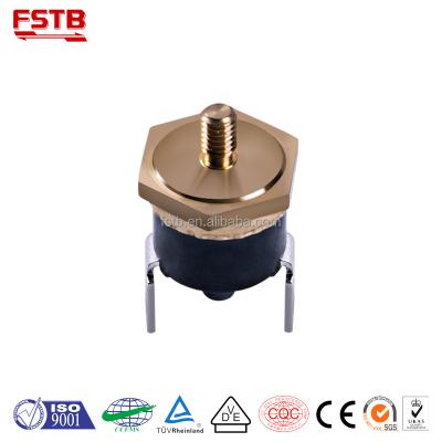 China Manufacturer Normal Narrow Screw Thread Cafe Thermostat KSD301 Thermal Switch Bimetal Thermostat for sale