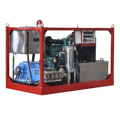 China Waterblast diesel jetting drive hotels engineer high pressure water pump for ship paint shop cleaning for sale