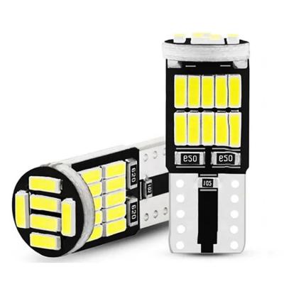 China High Bright Canbus W5W T10 194 LED Car Light Bulb 26SMD 4014 Auto Vehicle Wedge License Plate Clearance Dome Door Lamp DC12V Universal for sale