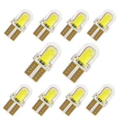 China Car LED W5W T10 194 168 W5W COB Led Lamp CANBUS Auto Silica Clearance Wedge License Bulbs Bright White Universal for sale