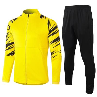 China Sets Winter Autumn Men's Training Suit Football Long Sleeve Loose Wholesale Soccer Jacket Tracksuit for sale