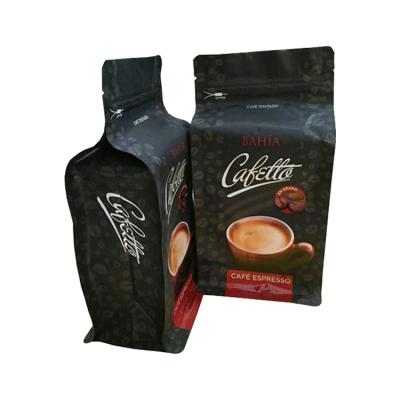 China Custom Printing Coffee Bag Moisture Proof Spot UV Coffee Bean Packaging Bags for sale