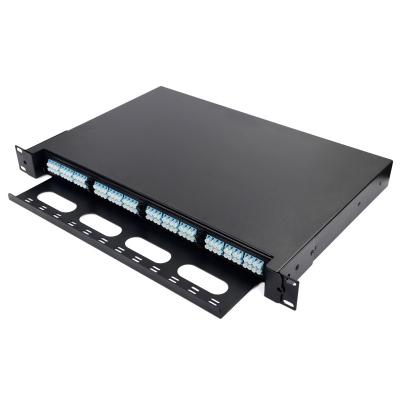 China Telecom Communication 2U SC ftth 2*32 Splitter Patch Panel for sale