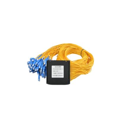 China Competitive Price 1x32 PLC Passive Fiber Optic Splitter ABS Type FTTH Telecom Passive Splitter for sale