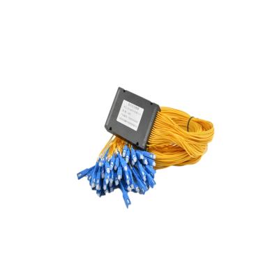 China With Telecommunication ABS Box Module PLC Splitter 1x2 1x4 1x6 1x8 1x16 1x32 1x64 Top Quality / Without Connectors for sale