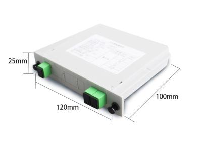 China ODF Fiber Optic Cabinet 2x1 Card Splitter 1*2 for sale