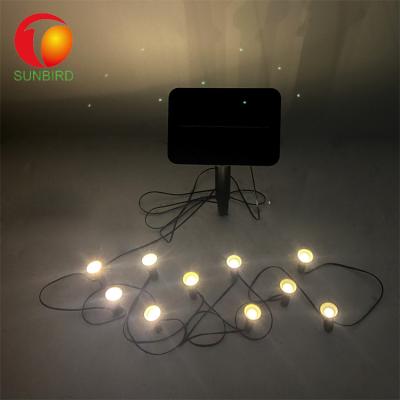 China Garden Outdoor Garden Solar Power Led String Lights Stake For Patio Pathway Decoration for sale