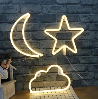 China New Rechargeable Baby Room Led Decoration Star Cloud Night Lights for sale