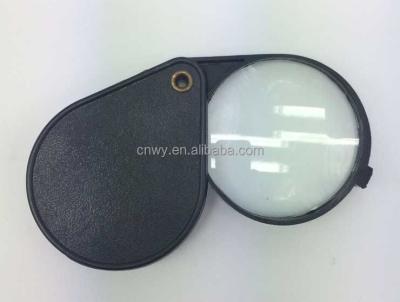 China 60mm Mini Folding Glass Magnifier for sale