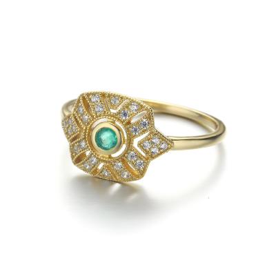 China CLASSIC 925 Gemstone Vogue Adjustable Elegant Ring 925 Sterling Silver Luxury Simple Rings for sale