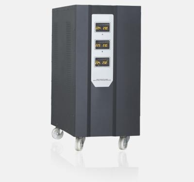 China 15KVA - 90KVA Servo Controlled Voltage Stabilizer , Three Phase Automatic Voltage Regulator for sale