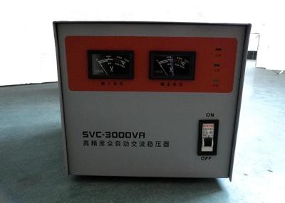 China 3 KVA SVC IP20 Indoor Servo Controlled Voltage Stabilizer 110V / 220V 50Hz / 60Hz for sale