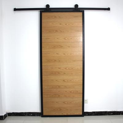 China Hot Sale Modern Wooden Sliding Sliding Door Modern Bedroom Interior Door Barn Door Designs Cheap for sale