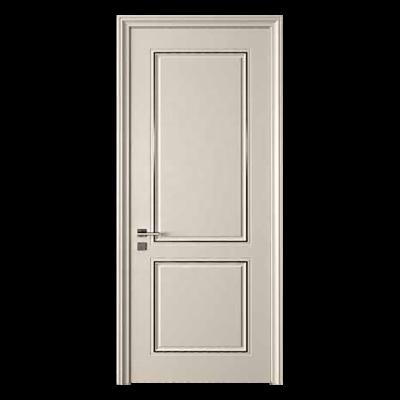 China Perfetto China Best Selling Modern Soundproofing MDF 2 Panel Primer Single Modern Internal Doors for sale