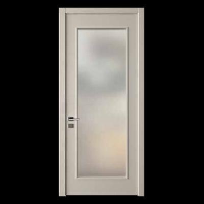 China Modern Different Size Apartment Balcony Moisture Proof Anticorrosive Perfetto Wooden Door With Glass for sale