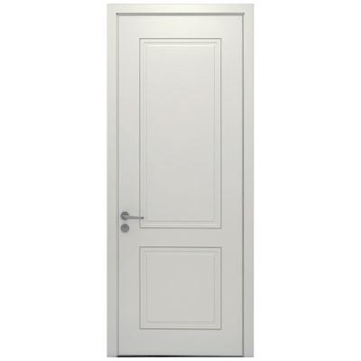 China Modern different color and size inside double wooden single panel doors for sale