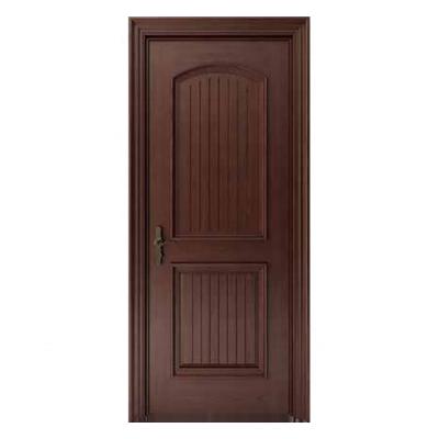 China Perfetto Modern Classic Design Custom Color 2 Panels Swing Solid Wood Composite Door for sale