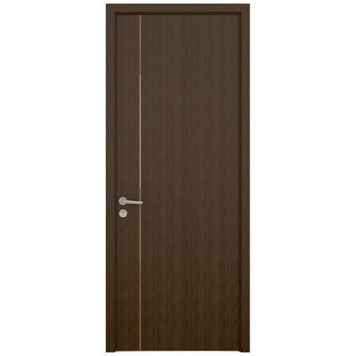 China Wholesale Perfetto Modern Porcelain HPL Composite LVL Gray Brown Solid Wood Exterior Door for sale